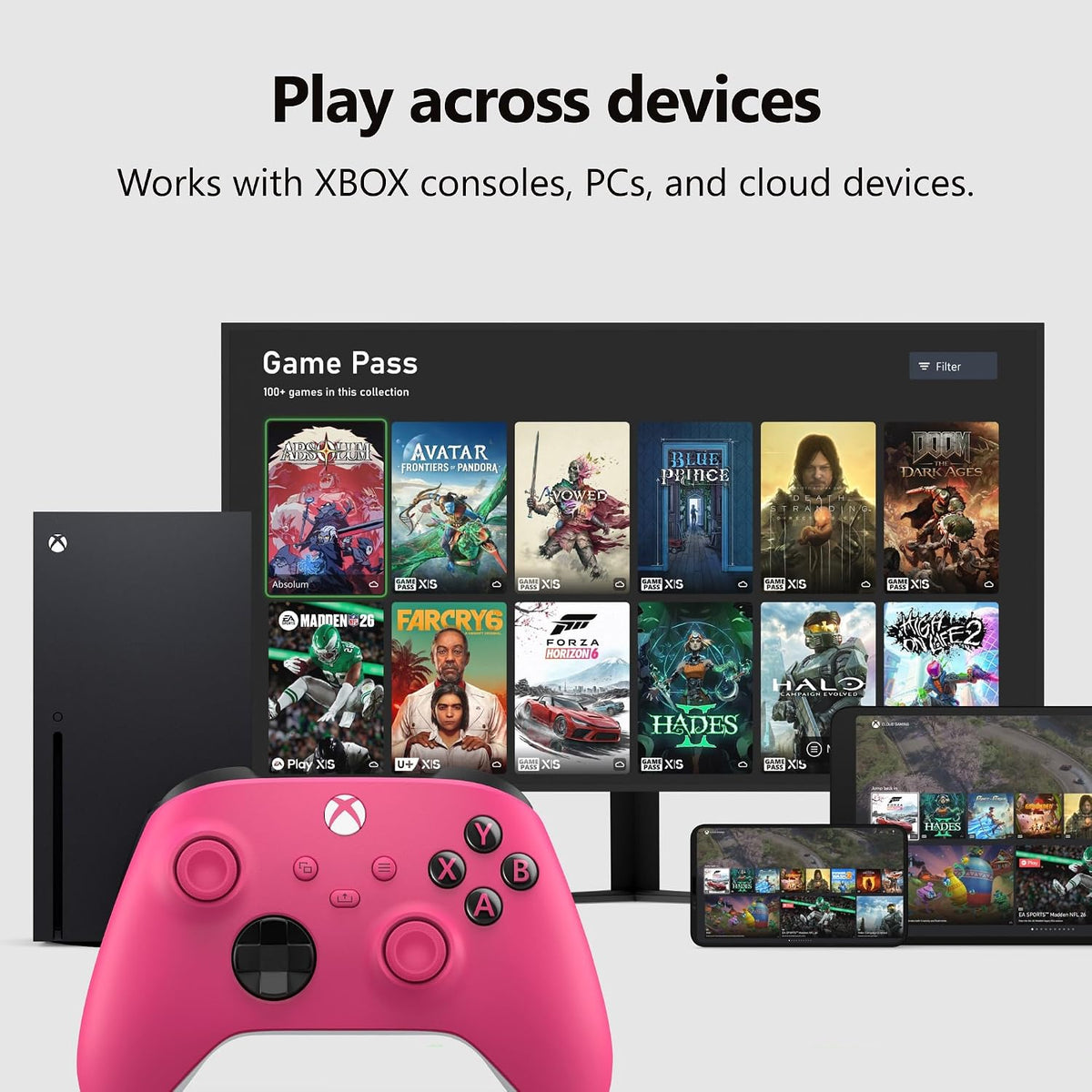 Xbox Wireless Gaming Controller | Deep Pink
