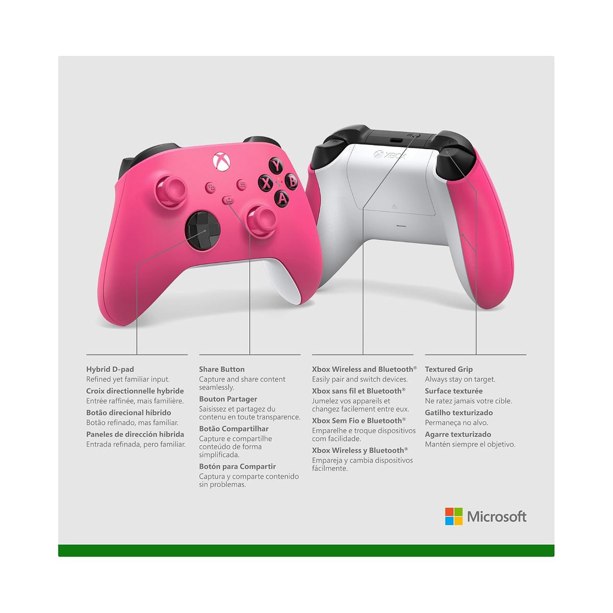 Xbox Wireless Gaming Controller | Deep Pink